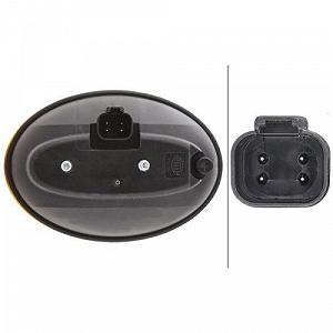 Указатель поворота HELLA 2BA 344 130-237 для KRONE левый synthetic.ua - Фото 1