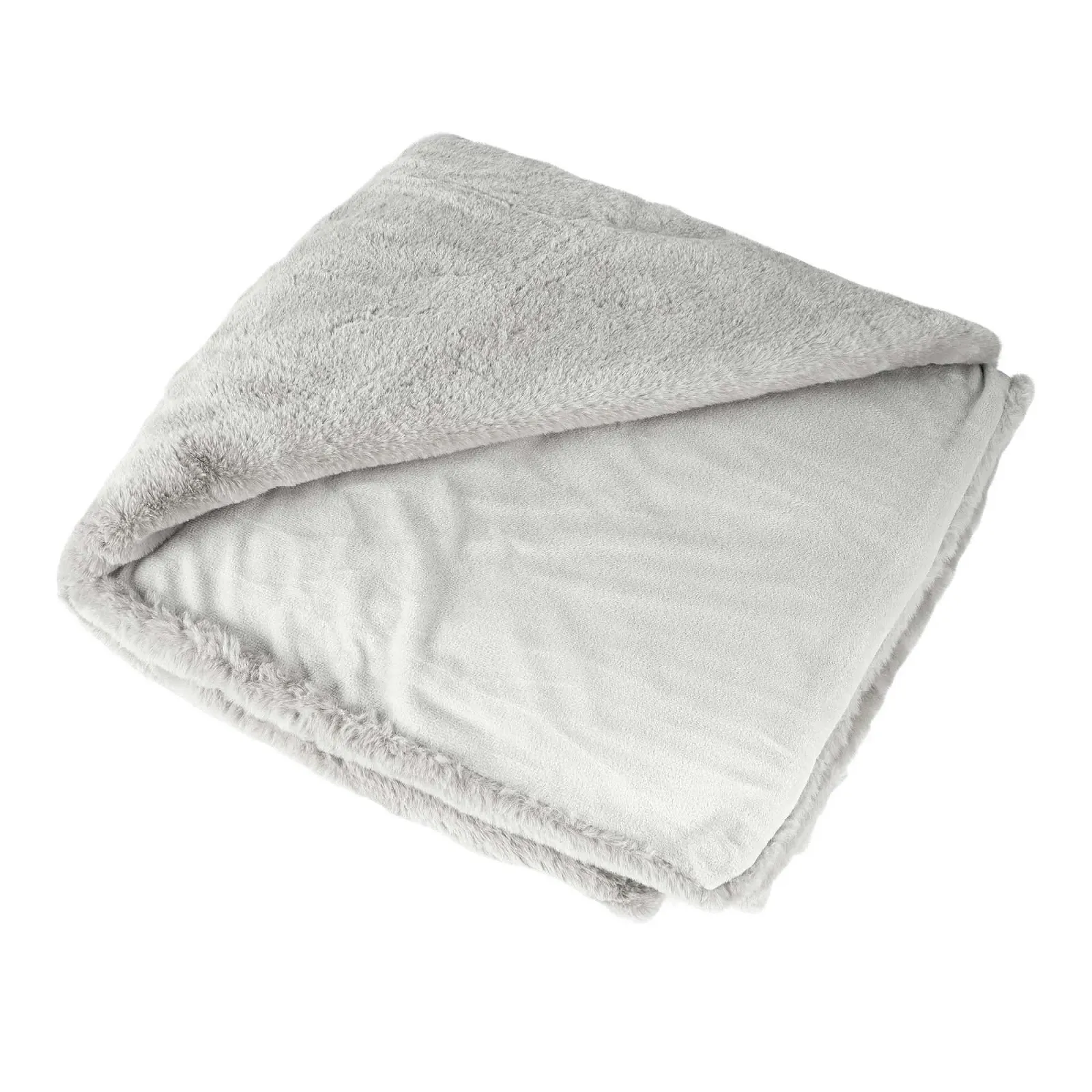 Покривало HEAVEN Хутряна Срібний (Світло-сірий) 150 x 200 см, фото №3