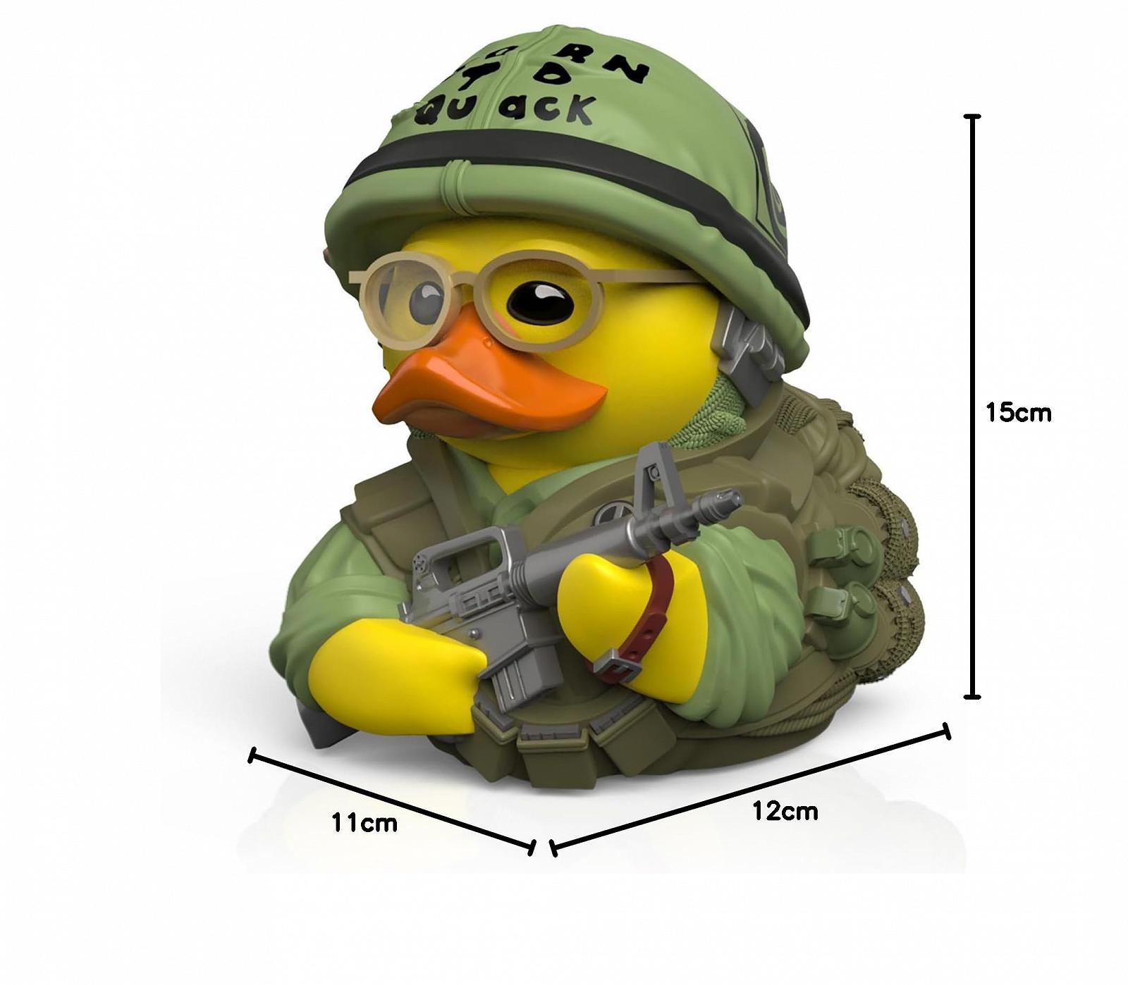 Фігурка вінілова качка SGT J.T. Davis Cosplay Rubber Duck серії TUBBZ Box Edition Kubrick Full Metal Jacket, фото №7