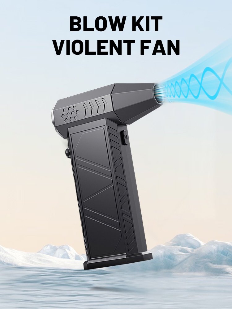 Портативный турбовентилятор Violent MR Pulsar Turbo Jet Fan 300000 RPM Black, фото №4