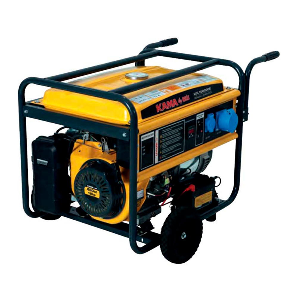 Генератор бензиновий KGL10000CE однофазний 230V 50Hz 10KVA, фото №1