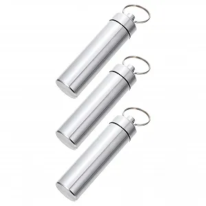 Футляр-тримач для зубочисток BESPORTBLE, алюмінієвий пенал для таблеток - Фото 1