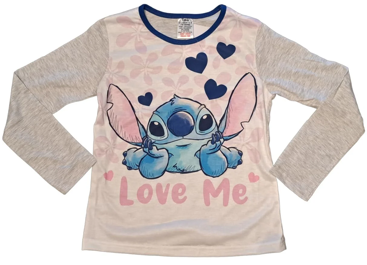 Піжама Disney Lilo & Stitch Love Me для дівчаток, фото №2 Піжама Disney Lilo & Stitch Love Me для дівчаток, фото №2