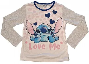Піжама Disney Lilo & Stitch Love Me для дівчаток synthetic.ua - Фото 1