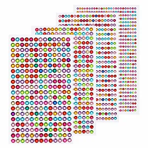 Стрази Мультиколір 3/4/5/6 мм, 1792 шт - Фото 1