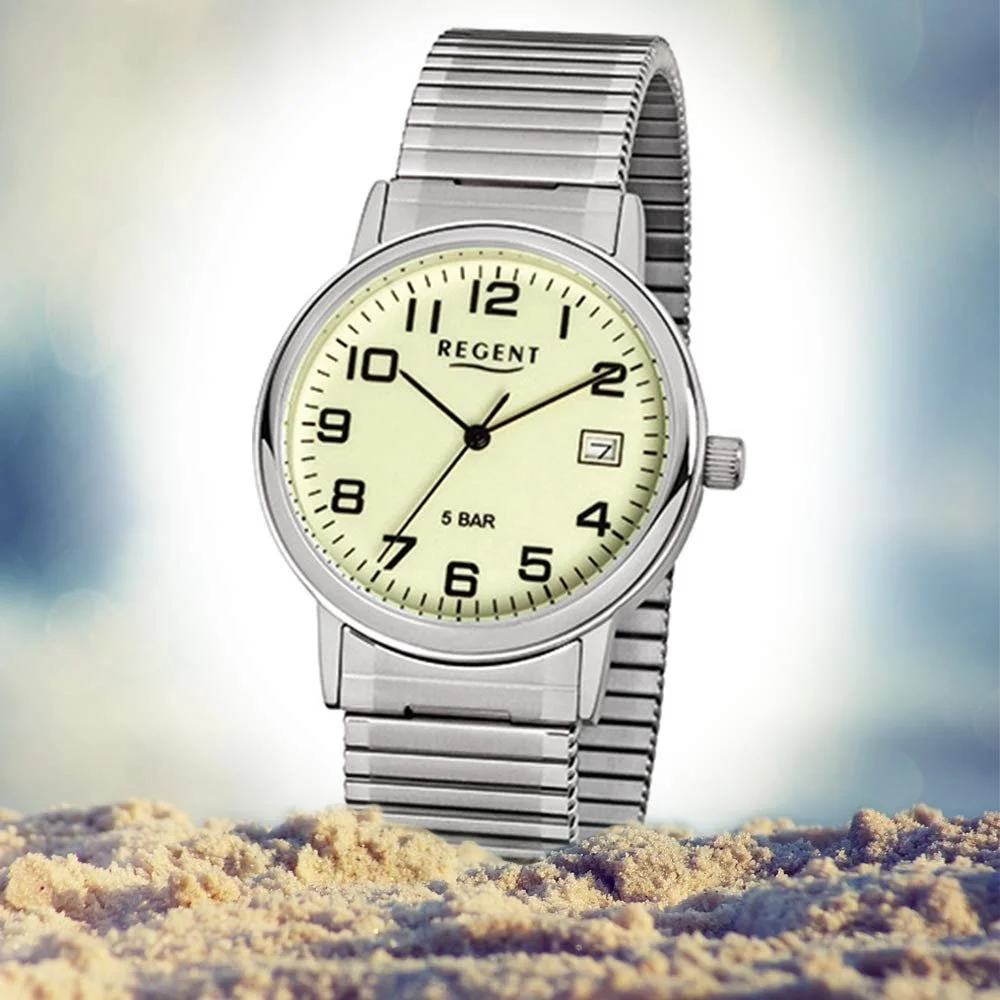 Мужские часы Regent Сталь F706, Браслет, фото №4