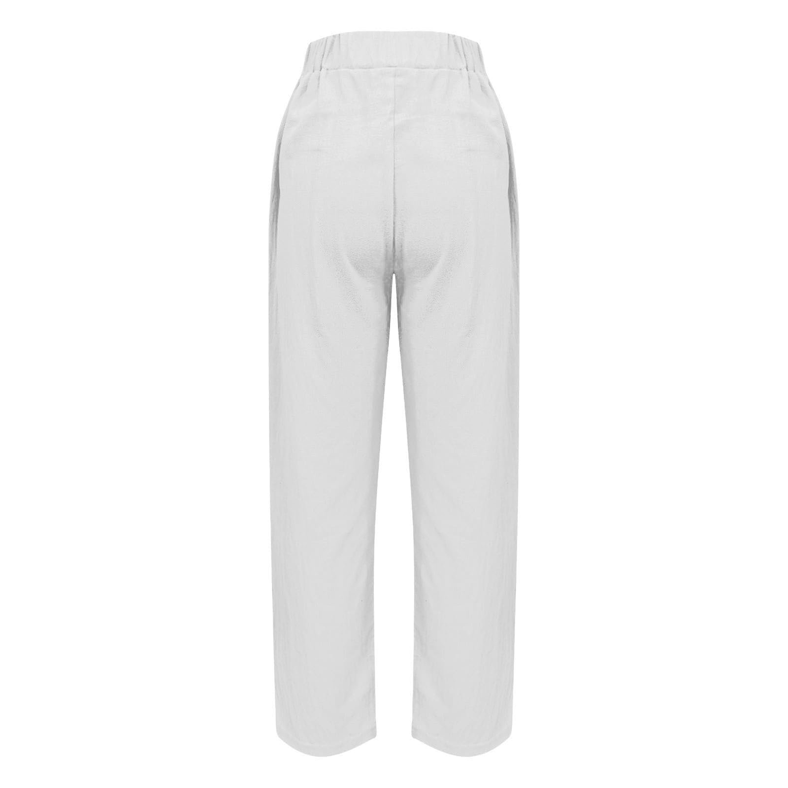 Штани Жіночі Елегантні Вільні Повсякденні Однотонні з високою талією, фото №5 Штани Жіночі Елегантні Вільні Повсякденні Однотонні з високою талією, фото №5