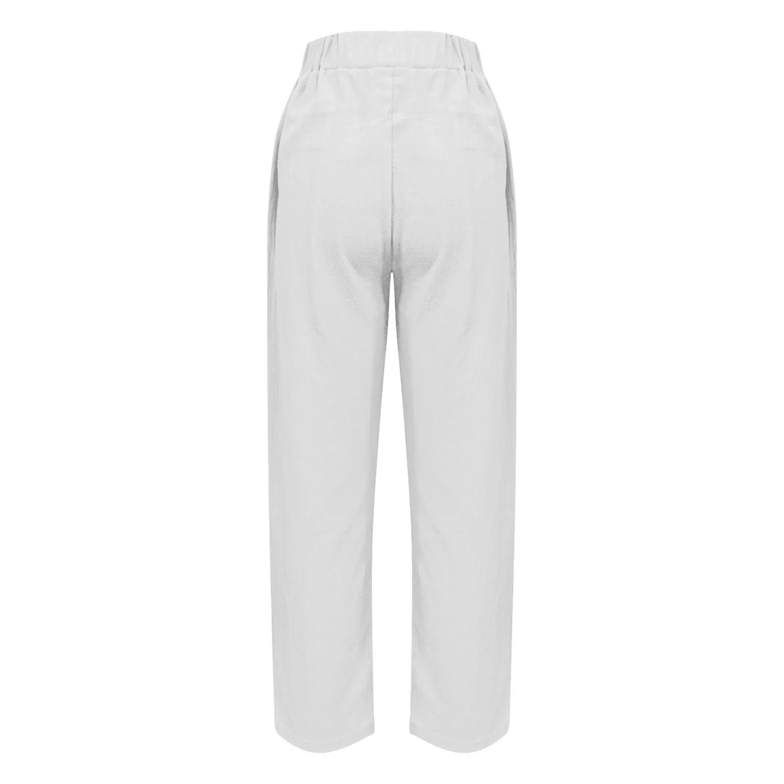 Штани Жіночі Елегантні Вільні Повсякденні Однотонні з високою талією, фото №5