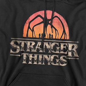 Худі Stranger Things Sunset Logo, Чорний synthetic.ua - Фото 1