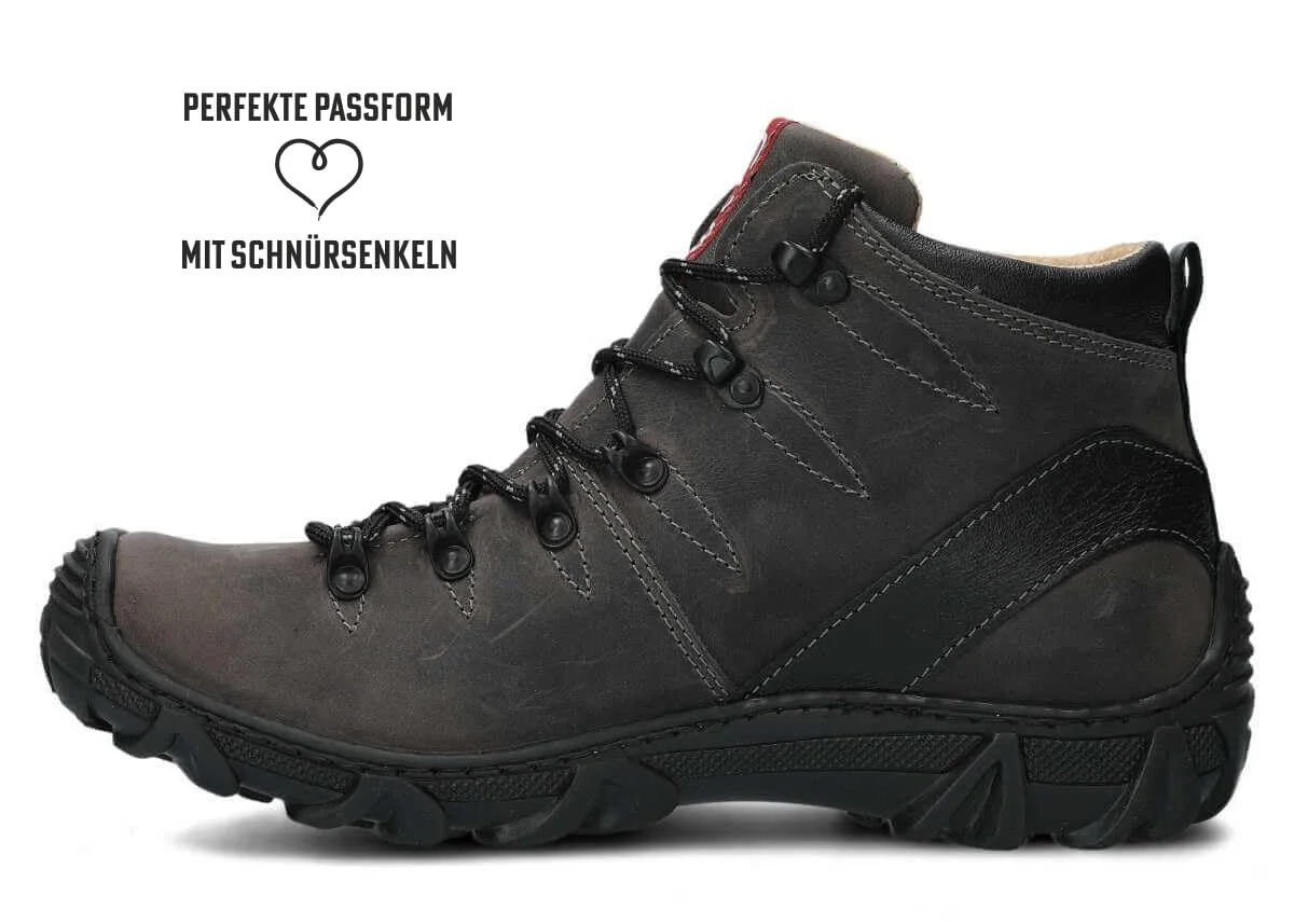 Чоловічі черевики Nagaba Шкіряні на шнурівці, фото №3