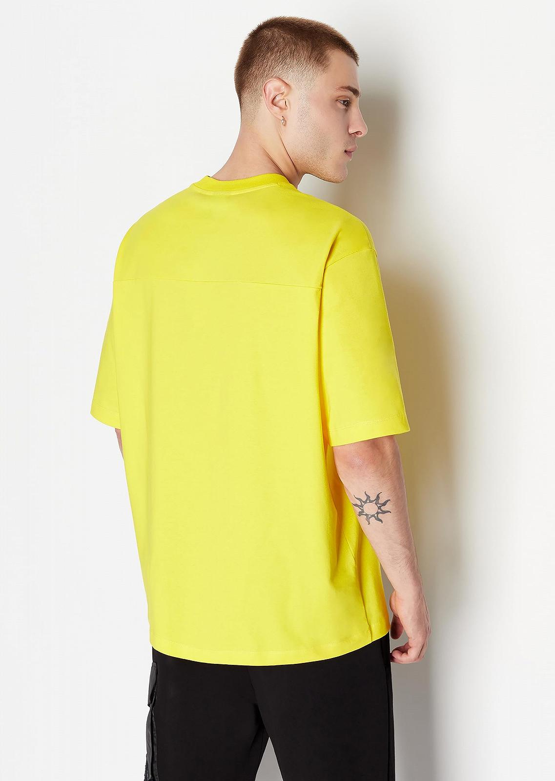 Джемпер-поло Armani Exchange Oversized з плотного бавовняного джерсі з рельєфним логотипом, фото №4