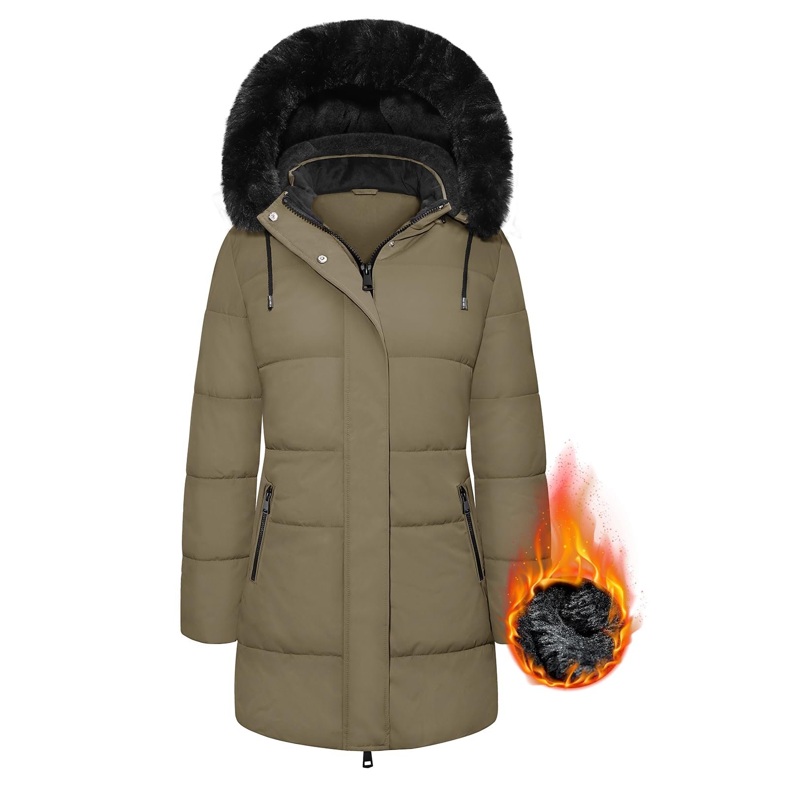 Жіноча зимова куртка Tuopuda, фото №1