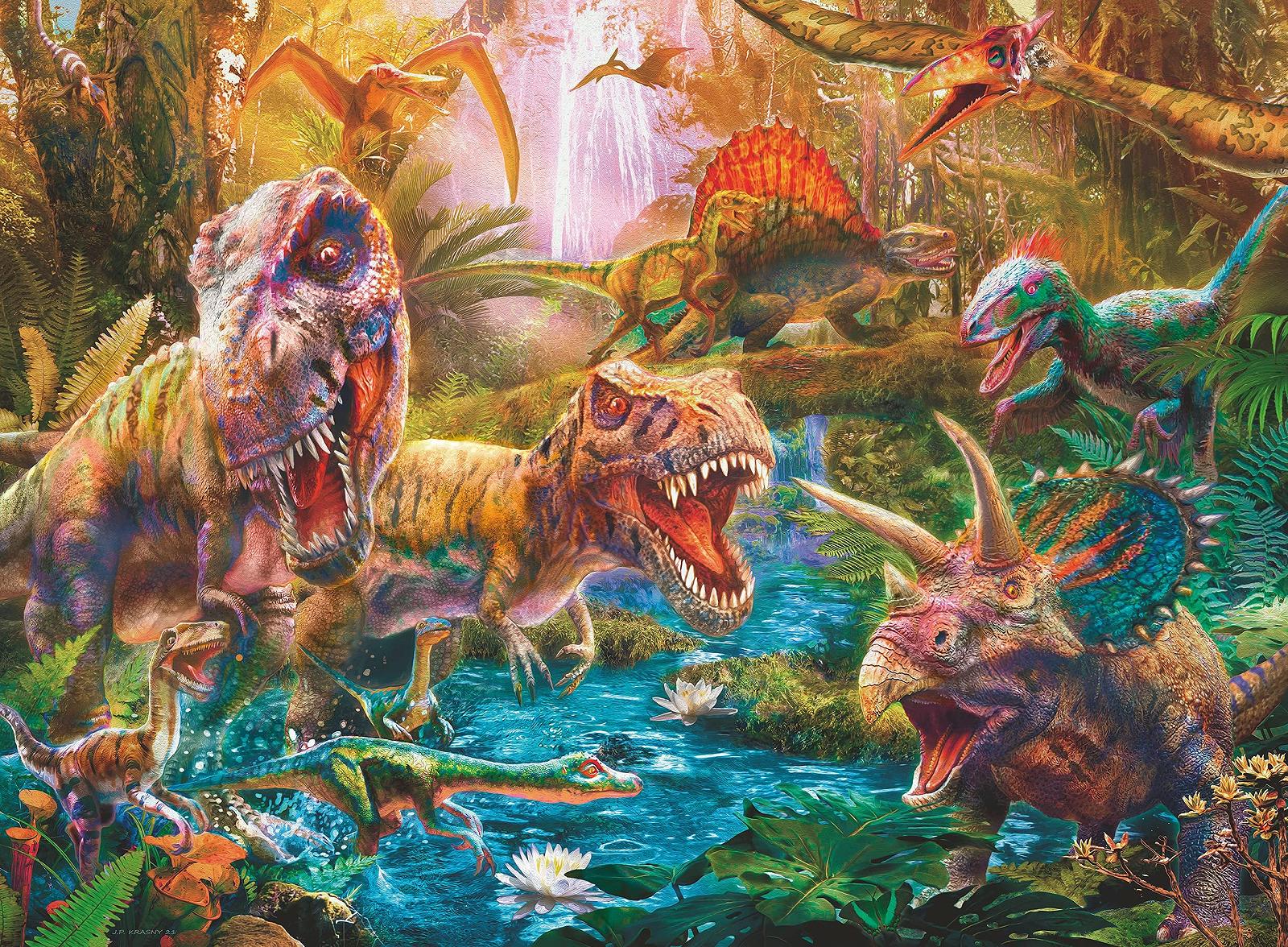 Пазл Ravensburger Children's Puzzle 13348 Dinosaur Assembly 150 XXL деталей 49 x 36 см от 7 лет, фото №3