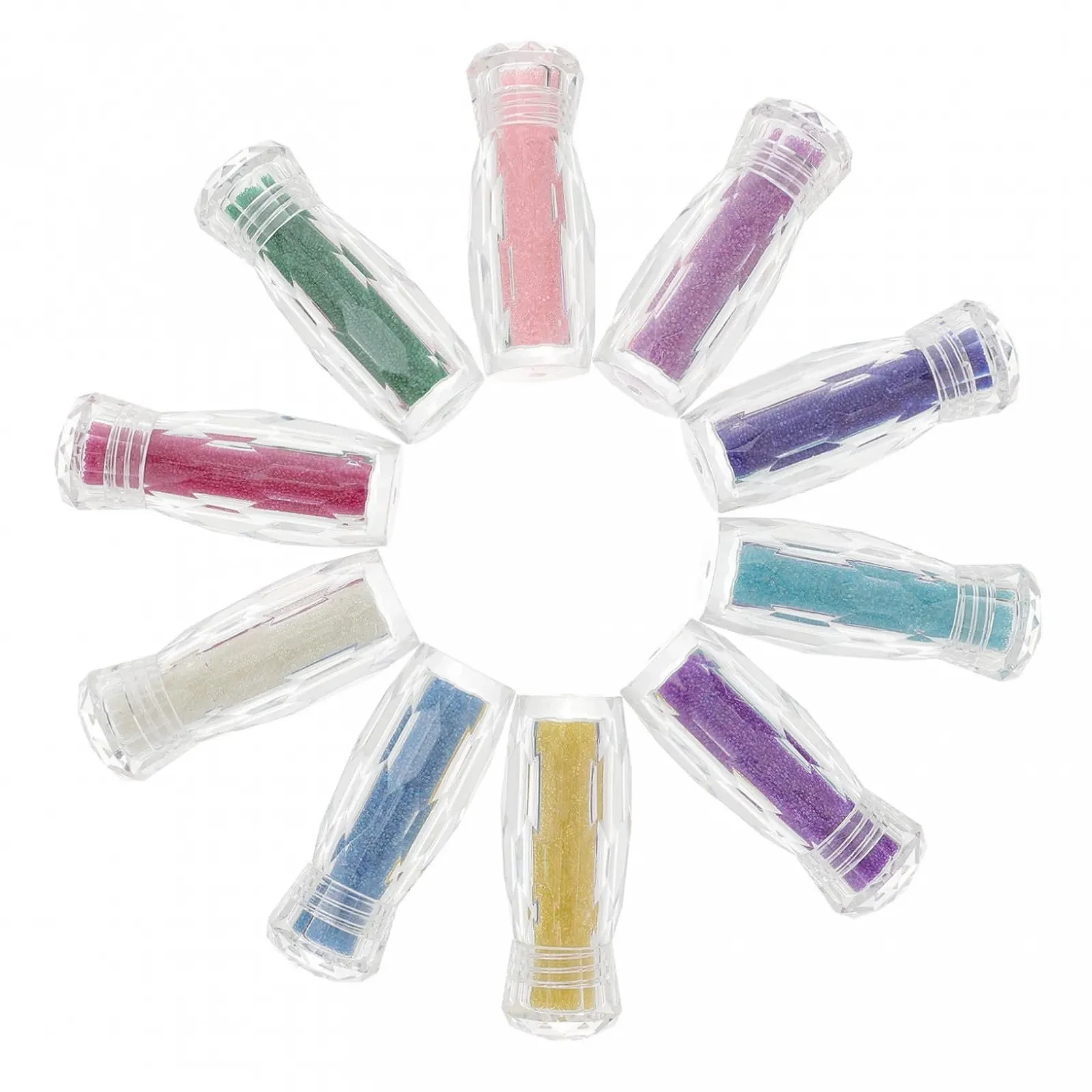 Перлини для нігтів у флаконі Housoutil, ікорні перлини для дизайну нігтів та творчих проєктів, фото №1