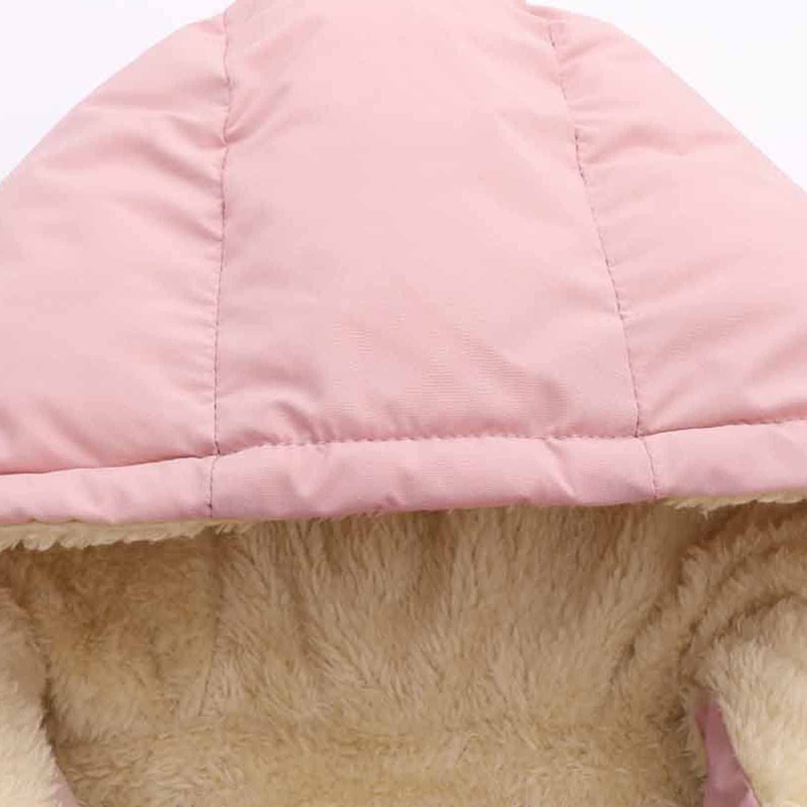 Плюшева Куртка AYSDSKI для Дівчинки з Капюшоном, фото №3 Плюшева Куртка AYSDSKI для Дівчинки з Капюшоном, фото №3