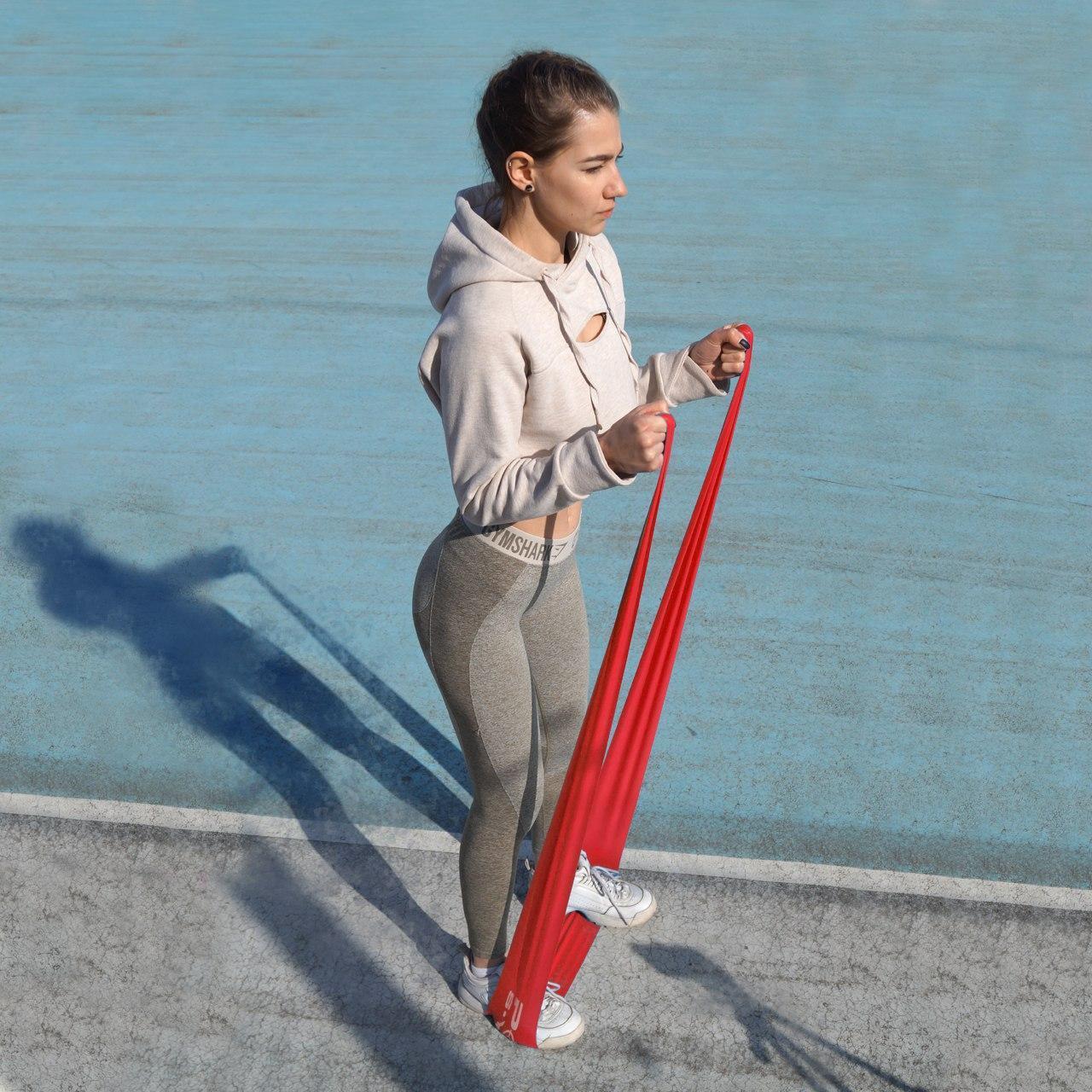 Стрічка-еспандер для спорту та реабілітації Power System PS-4122 Flat Stretch Band Level 2 Red (15-25кг.), фото №8 Стрічка-еспандер для спорту та реабілітації Power System PS-4122 Flat Stretch Band Level 2 Red (15-25кг.), фото №8