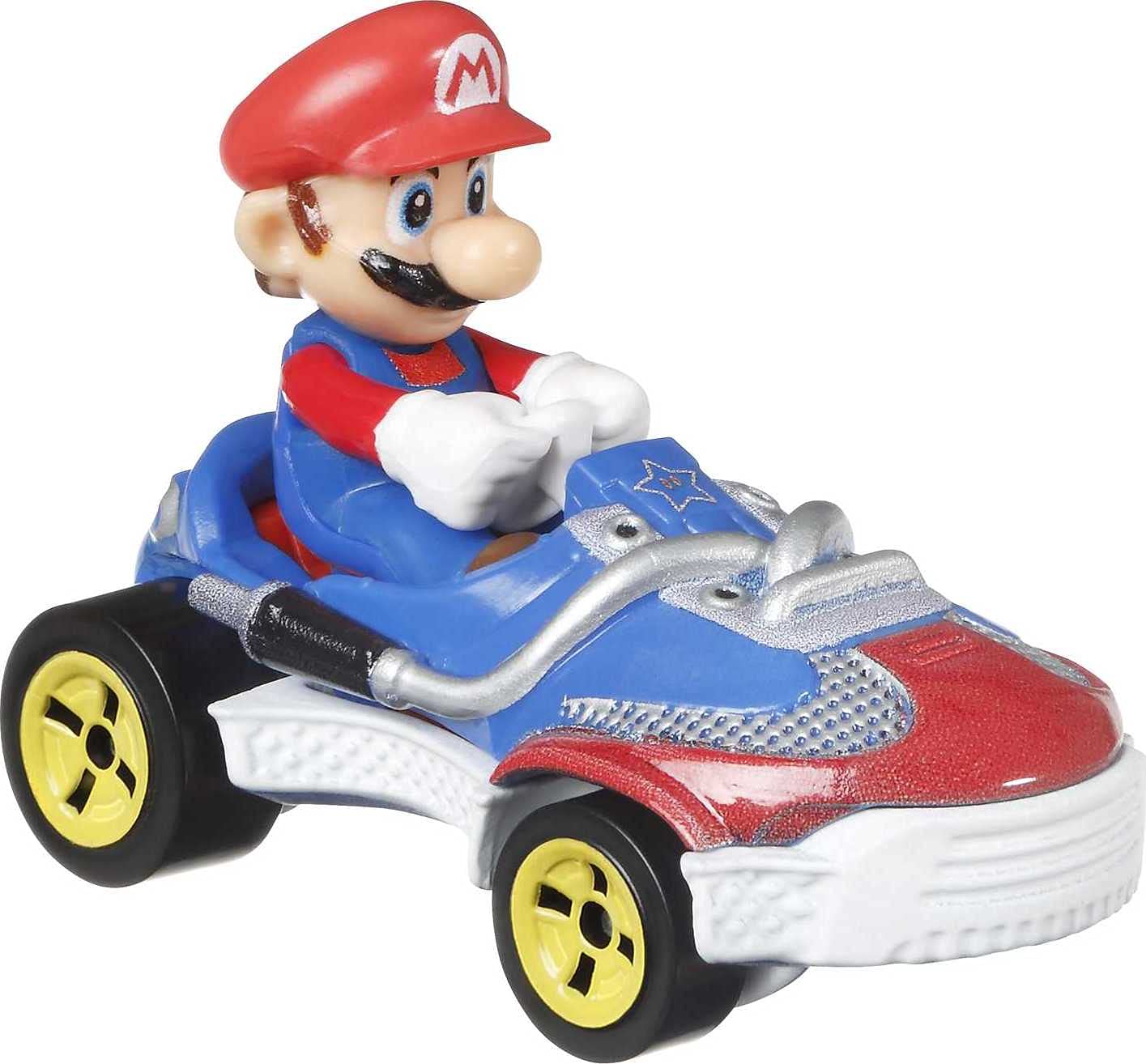 Игрушечная модель Hot Wheels GWB38 Mario Kart Die Cast Characters в ассортименте из 4 транспортных средств, Подарочный набор #2, фото №3