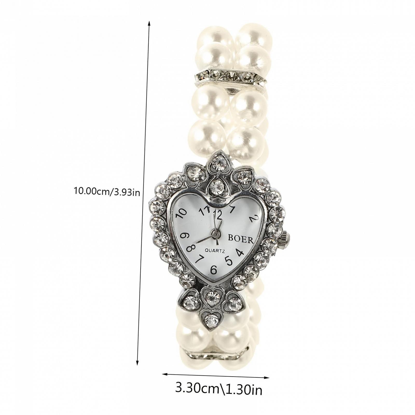 Браслет Жіночий Годинник Faux Pearl Кварц Перламутровий Білий, фото №2 Браслет Жіночий Годинник Faux Pearl Кварц Перламутровий Білий, фото №2