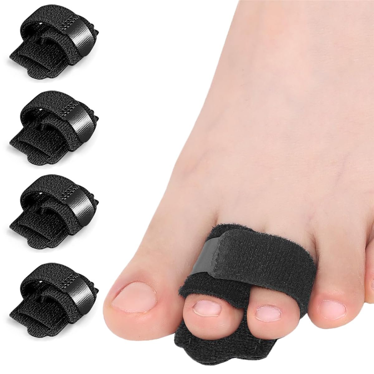 Выпрямитель для молотковидных пальцев Регулируемый выпрямитель для сломанных пальцев с алюминиевой пластиной, фото №1