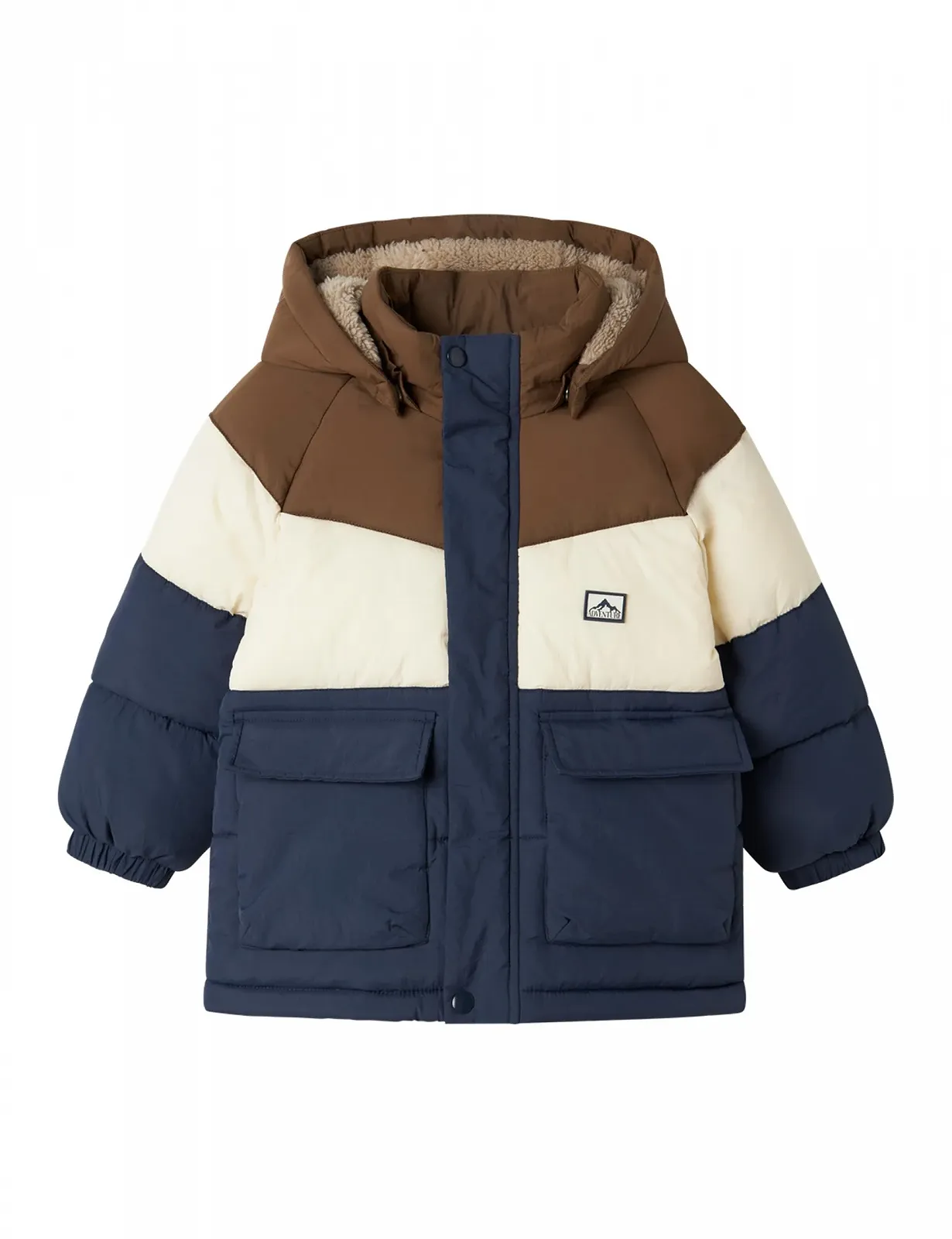Куртка-пуховик NAME IT для хлопчика, комбіновані кольори, фото №1