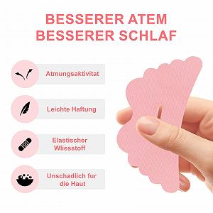 Стрічка для рота для сну Anti Snoring, 30 шт, рожева synthetic.ua - Фото 1