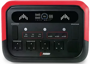 Зарядна станція Bimson Power BP2400PPS 4800 Вт / 2400 Вт / 2048 Вт*год / LiFePO4 / Швидка зарядка synthetic.ua - Фото 1