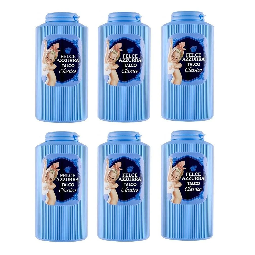 Пудра для тела Paglieri Felce Azzurra Talco Classico 500 г упаковка из 6 шт., фото №1