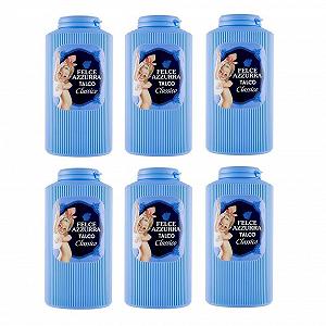Пудра для тела Paglieri Felce Azzurra Talco Classico 500 г упаковка из 6 шт. - Фото 1