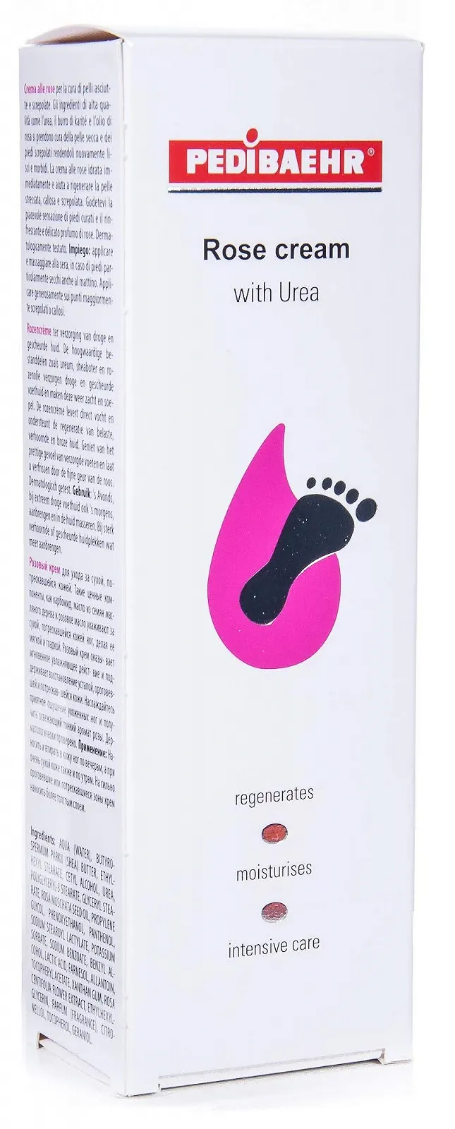 Крем для ухода за ногами Pedibaehr Wild Rose с мочевиной, фото №2