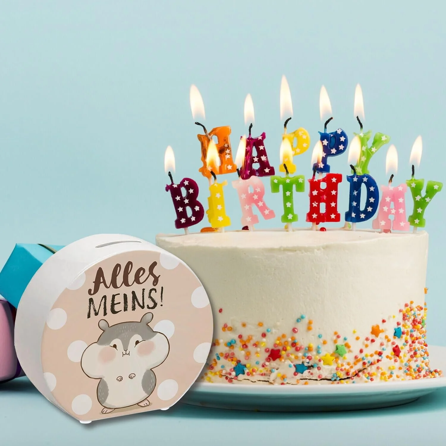 Скарбничка Hamster "Alles meins" Kawaii Керамічна, фото №6