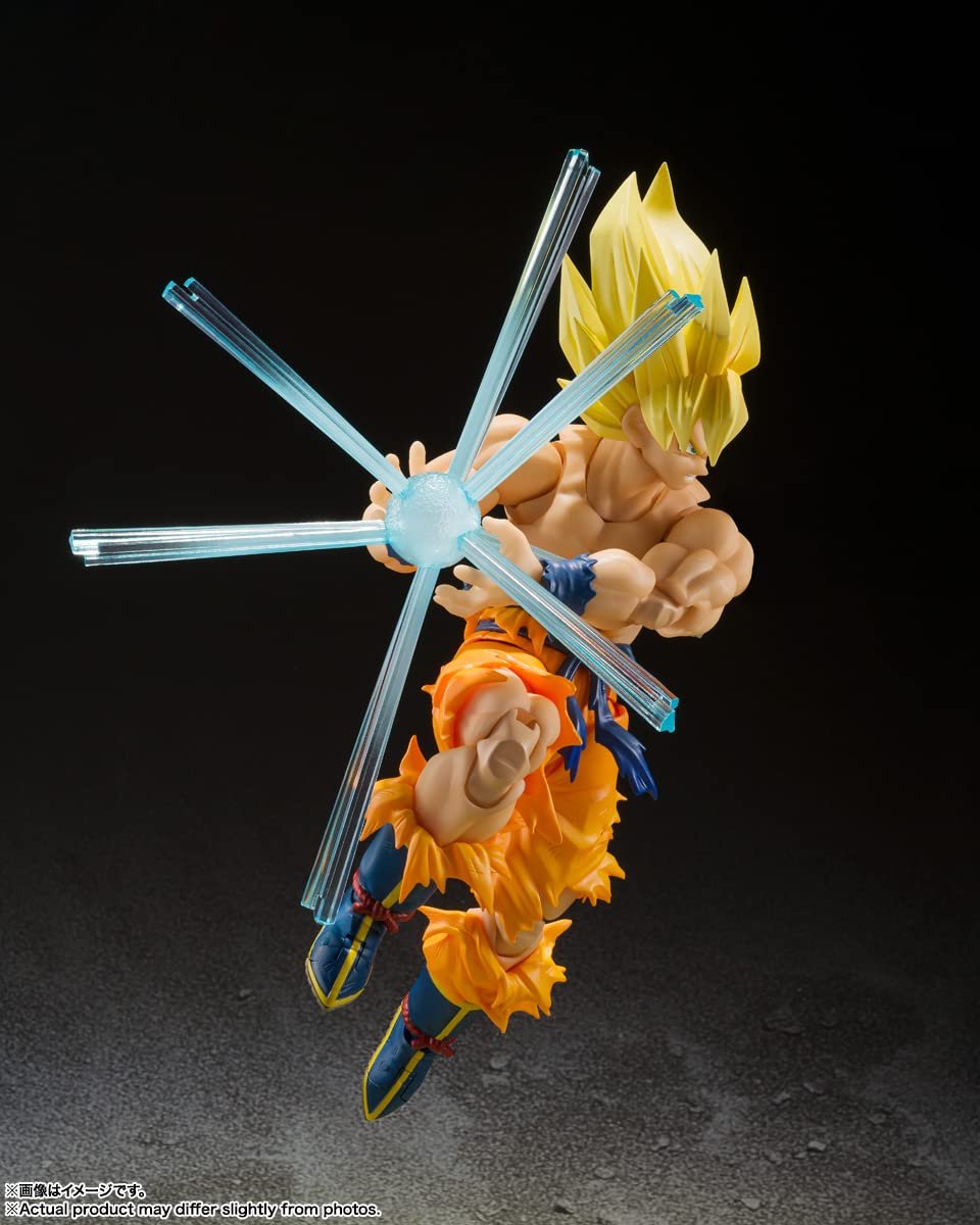 Фігурка Tamashii Nations Dragon Ball Z S.H. Figuarts Супер Саян Сон Гоку Легендарний Супер Саян, фото №8