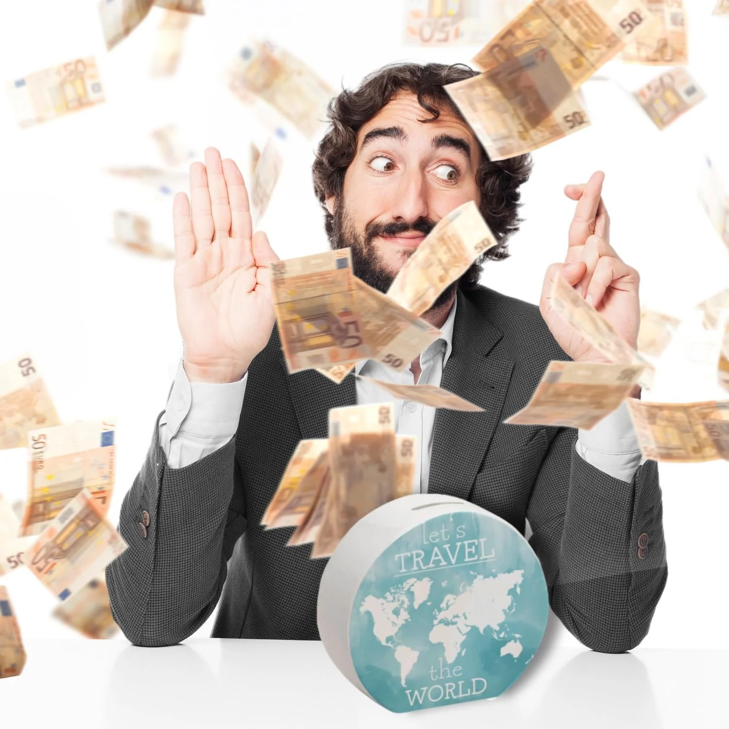 Скарбничка Let's Travel The World з картою світу, фото №7