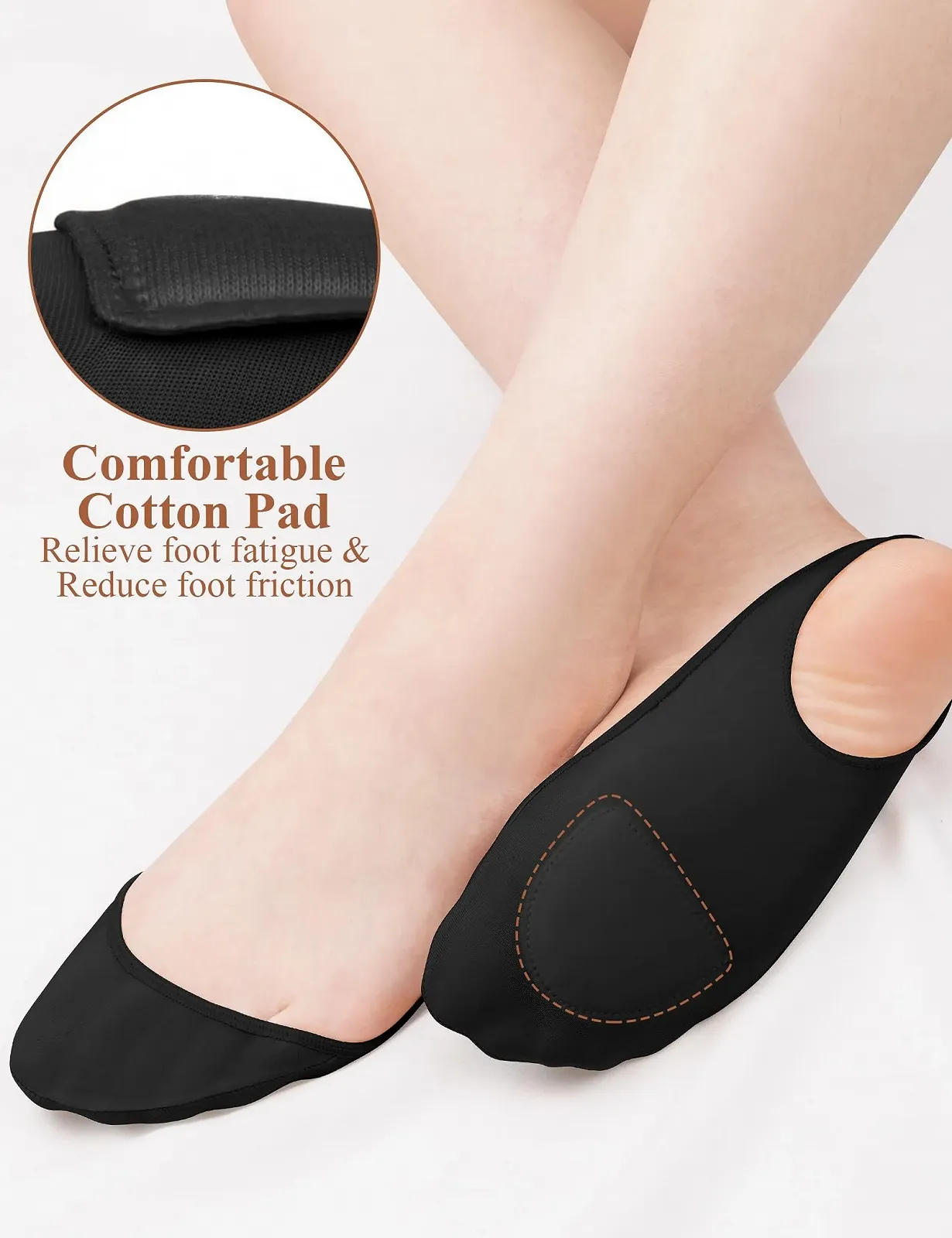 Шкарпетки Becellen, без сліду, 4 пари, фото №4