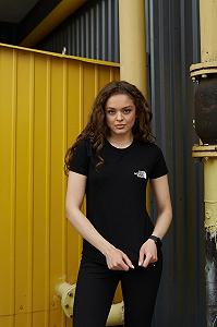 Жіноча футболка TNF чорна - Фото 1