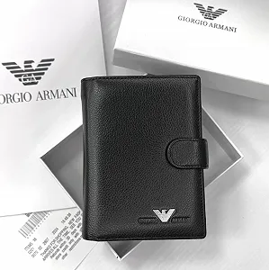 Купить Мужское портмоне вертикальное кожаное Armani - Фото 1 Мужское портмоне вертикальное кожаное Armani - Фото 1