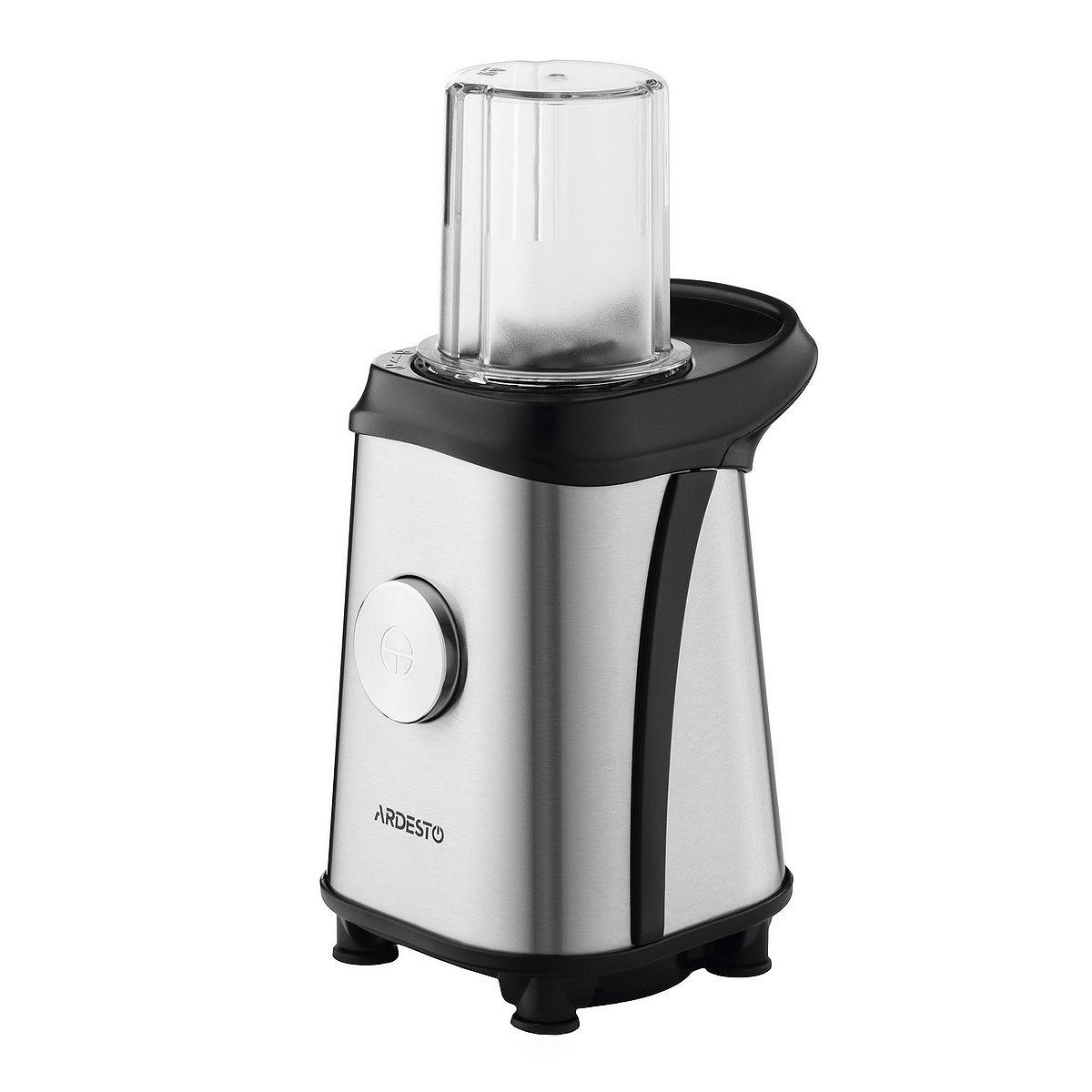 Блендер для смузі Ardesto SBG-F350, 350Вт,2в1, пляшка 600мл 300 мл кавомолка чорно-сріб, фото №17 Блендер для смузі Ardesto SBG-F350, 350Вт,2в1, пляшка 600мл 300 мл кавомолка чорно-сріб, фото №17