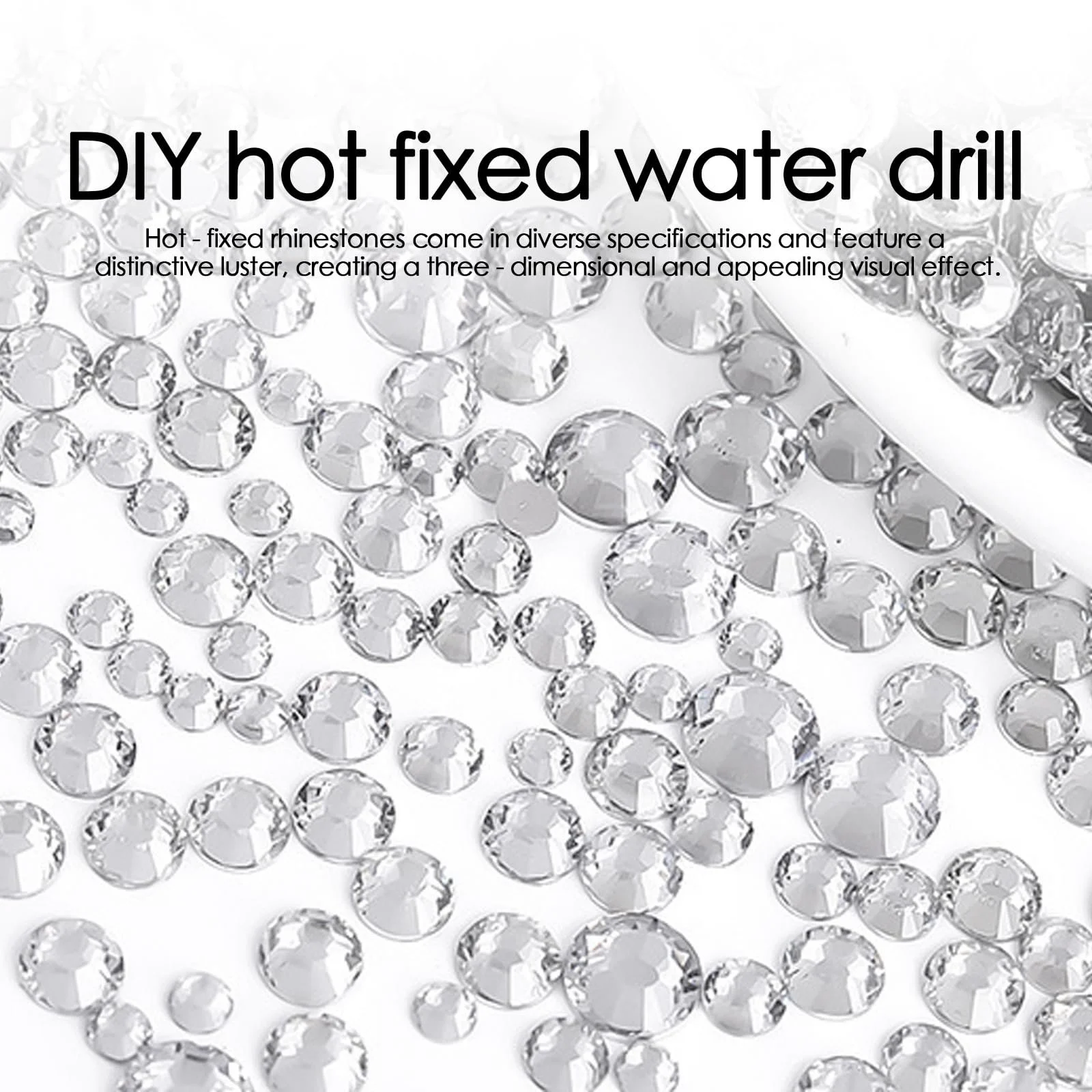 Стразы Прозрачные Плоские 6500шт, фото №4