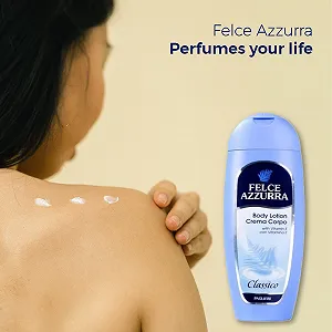 Лосьон для тела Felce Azzurra Classico Увлажняющий лосьон с витамином Е и миндальным маслом 12 x 250 мл synthetic.ua - Фото 1