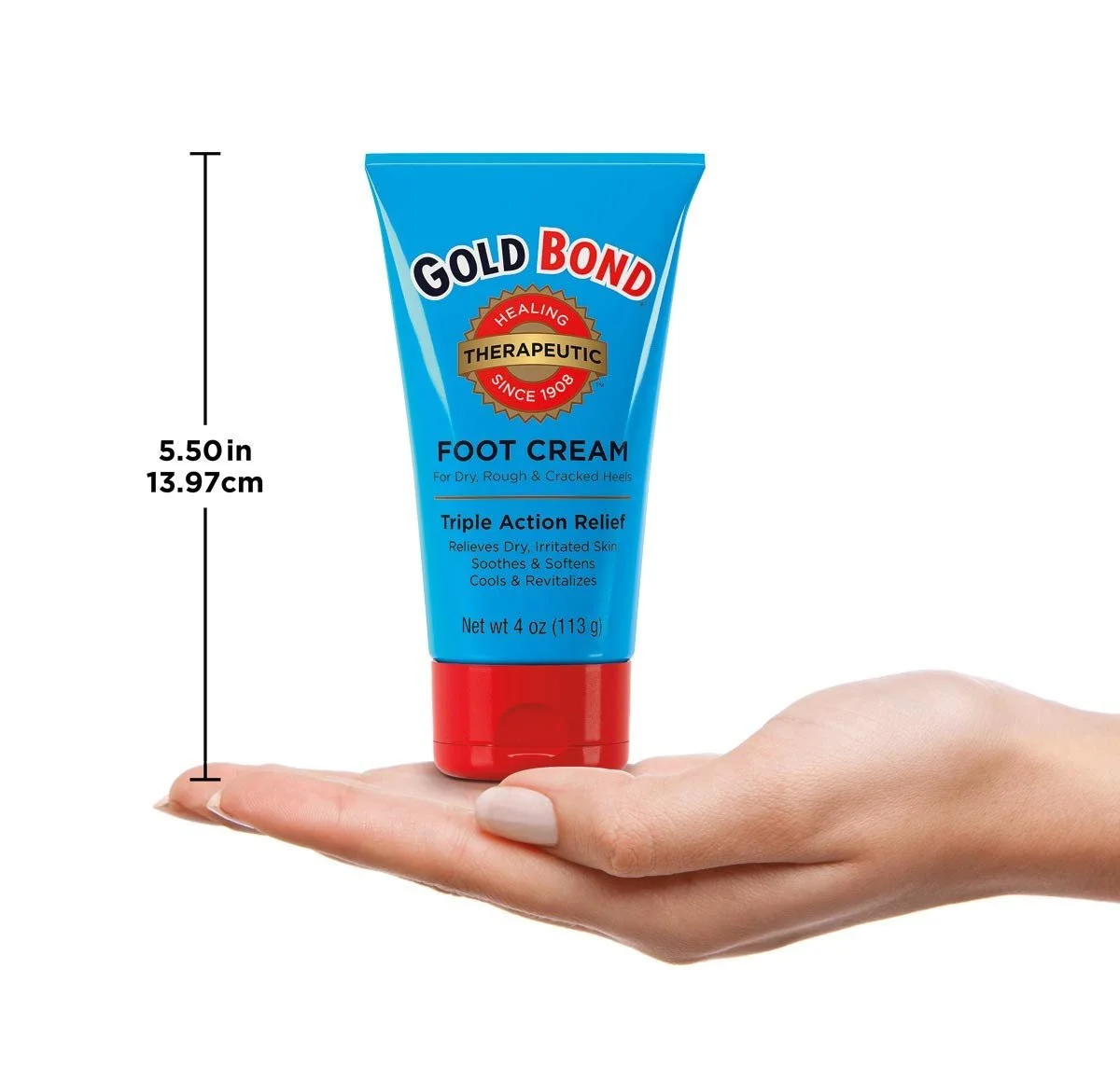 Крем для ног Gold Bond Triple Action Relief тройного действия, 113 г (4 oz), фото №10