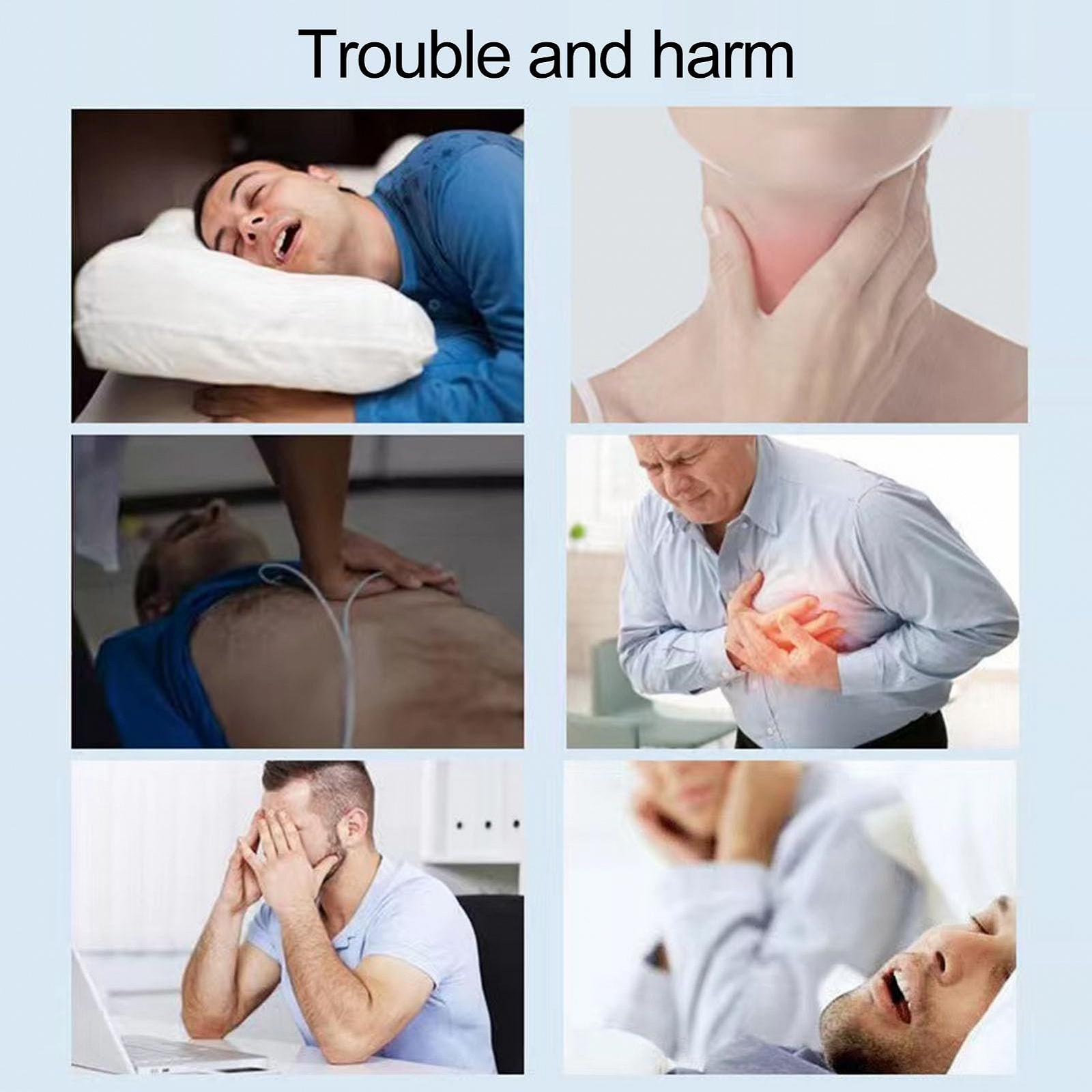 Капа від хропіння Силіконова протихропінна ортопедична модель для покращення дихання Білий, фото №9