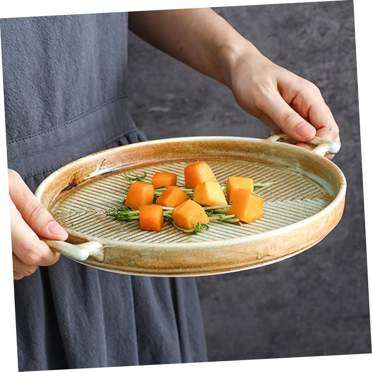 Керамическая форма для запекания квадратная с двойными ручками 1 шт, фото №5 Керамическая форма для запекания квадратная с двойными ручками 1 шт, фото №5