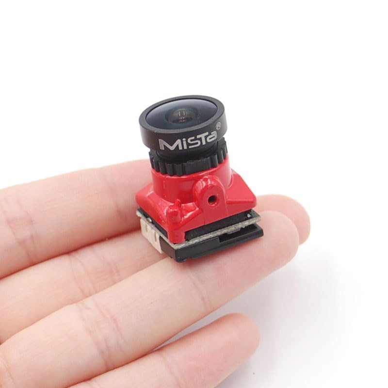 Камера SPARKHOBBY Msita Ratel FPV Mini 2000TVL 1/1.8" HDR Starlight 2.1мм 4:3 & 16:9 NTSC & PAL Переключаемая для RC FPV Дронов Красная, фото №6