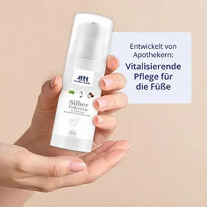 Крем для ног Silver Foot Cream серебро 450ppm для сухой и ороговевшей кожи synthetic.ua - Фото 1