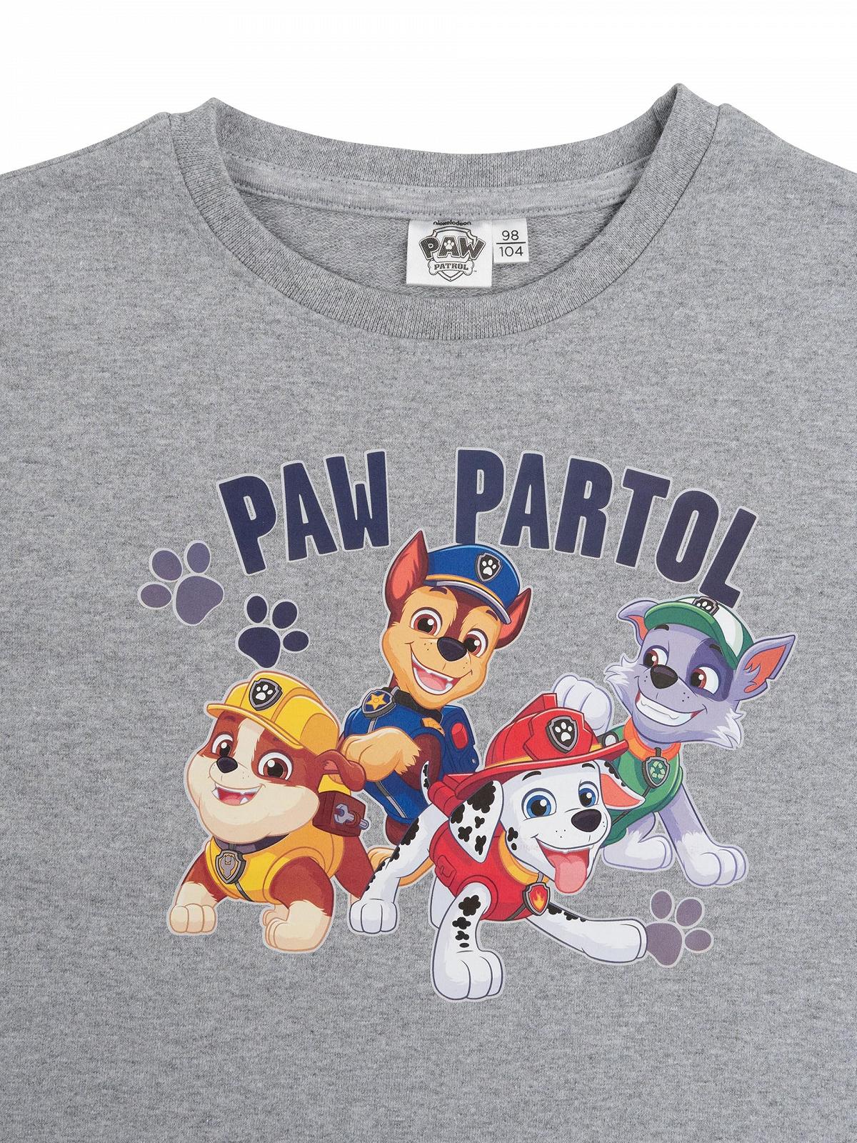 Світшот Paw Patrol для хлопчиків United Labels - Дитячий пуловер з довгими рукавами, сірий, фото №5