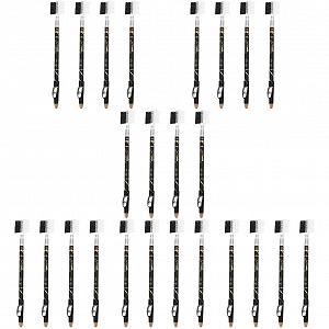 Карандаш для бровей FRCOLOR Два-в-Одном Серый Коричневый 24 шт. - Фото 1