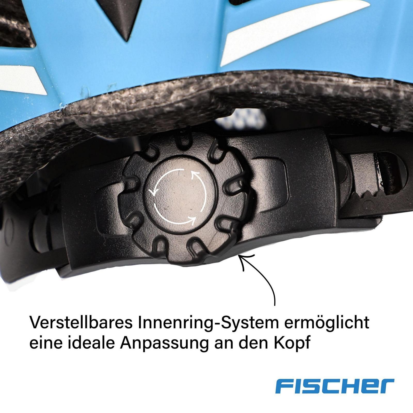 Велосипедный шлем Fischer Urban Plus с LED-подсветкой, размер S/M или L/XL, фото №8