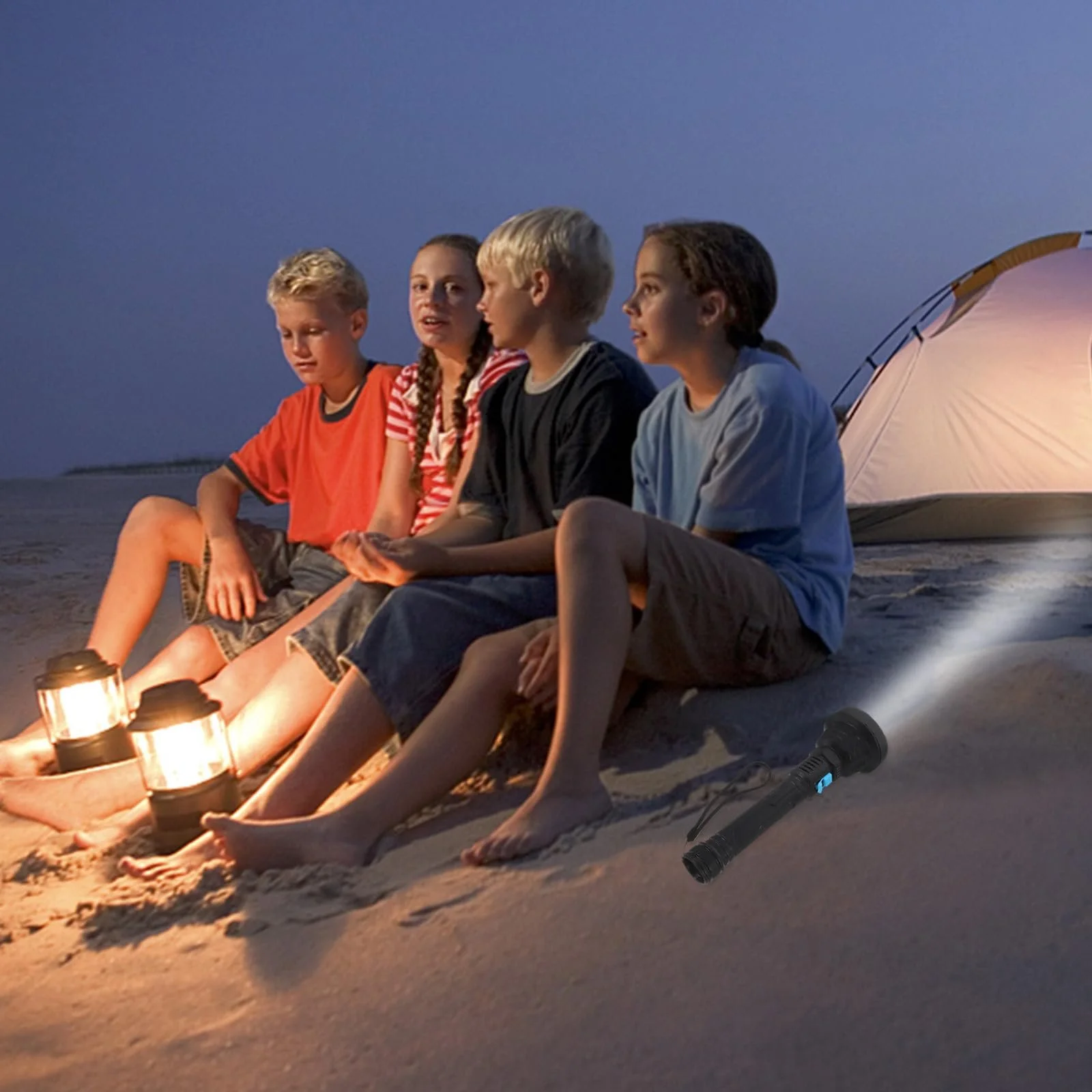 Ліхтар Ciieeo LED USB Акумуляторний Компактний Пластиковий Ручний для Кемпінгу та Надзвичайних Ситуацій, фото №8