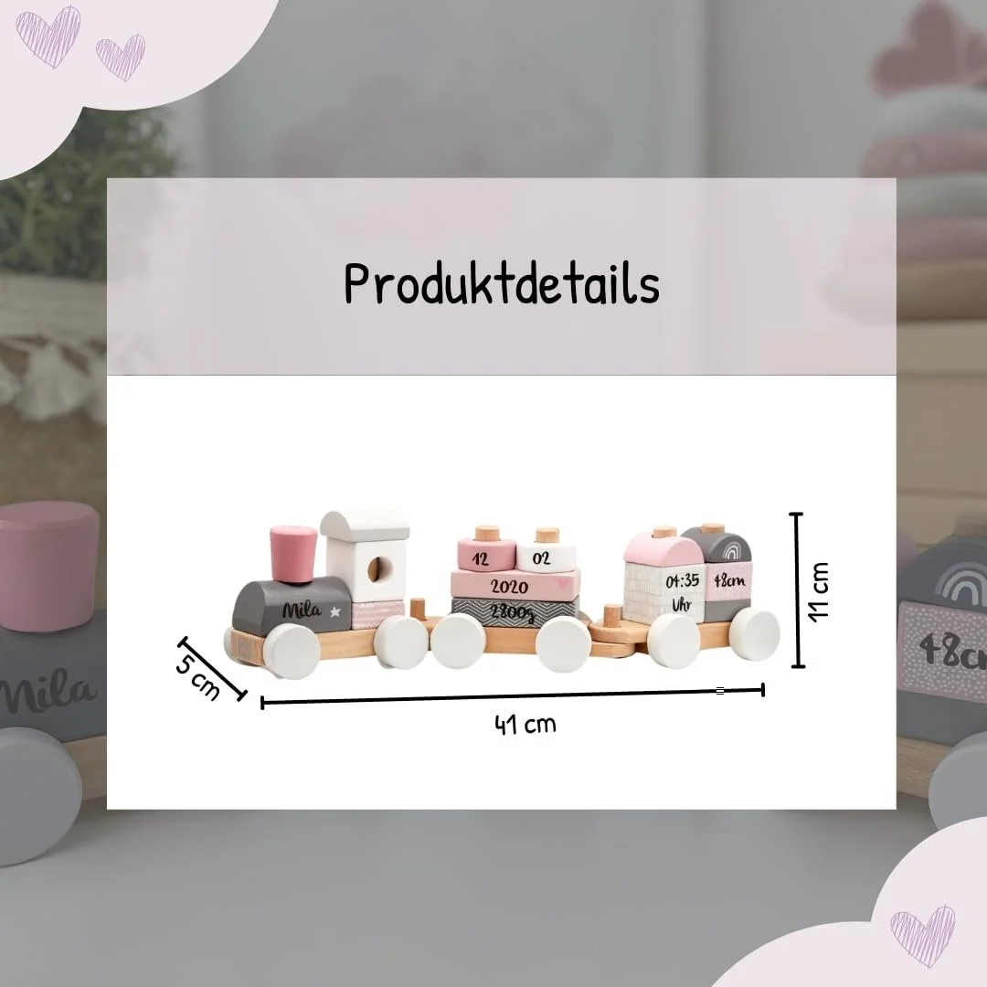 Дерев'яна залізниця KIDSLINO Рожева, фото №5 Дерев'яна залізниця KIDSLINO Рожева, фото №5