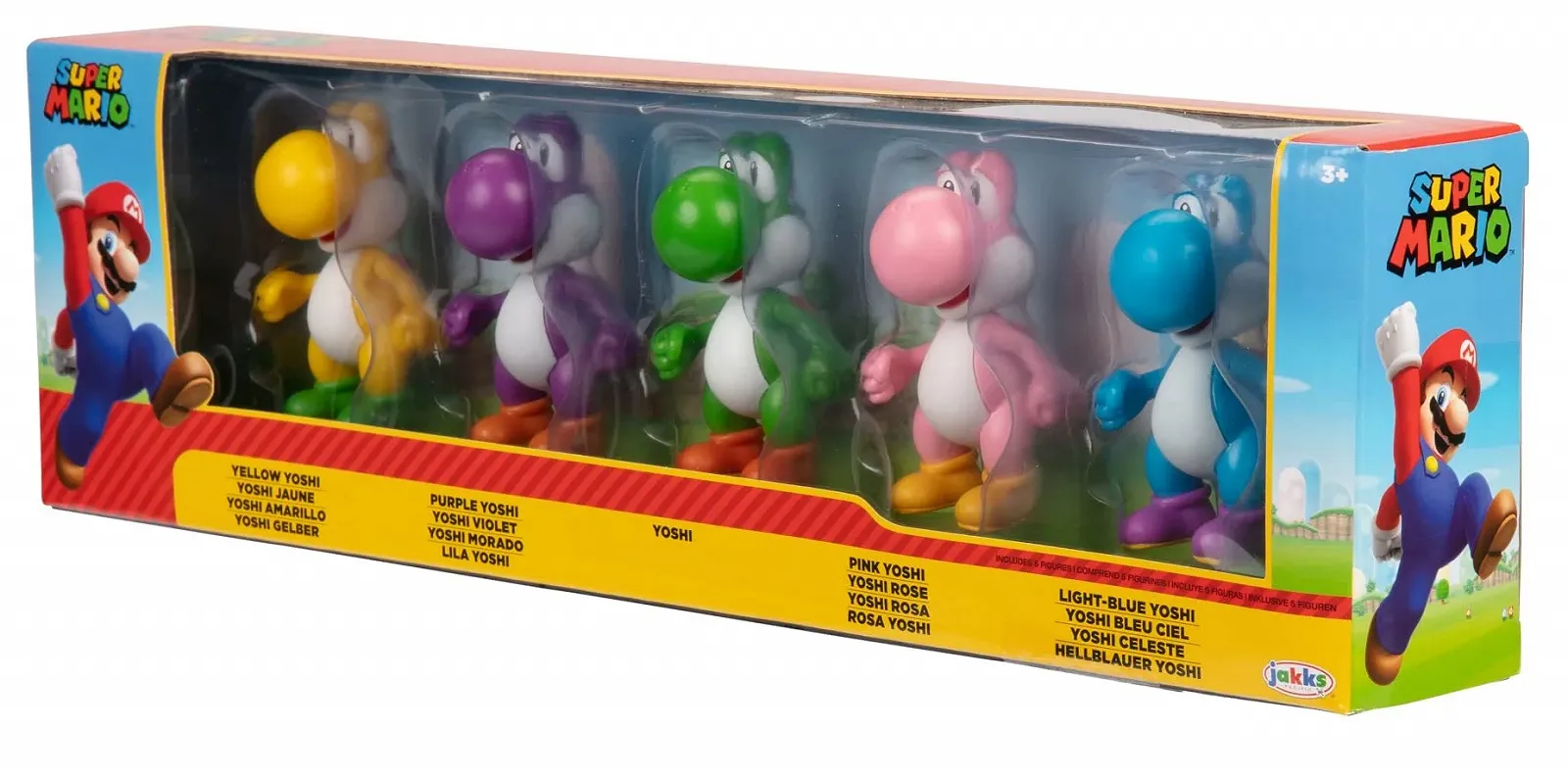 Набір фігурок Nintendo Yoshi / 5 штук / 6,5 см, фото №3 Набір фігурок Nintendo Yoshi / 5 штук / 6,5 см, фото №3