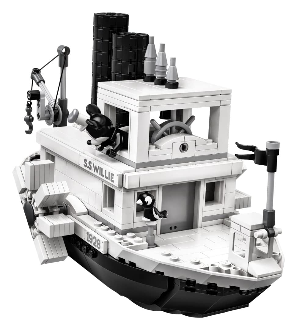 Конструктор LEGO Ideas 21317 Disney Steamboat Willie (751 деталей), фото №5